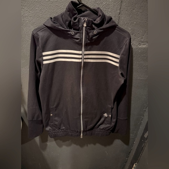 Women’s Adidas Clima Warm Black Zip Up Jacket Size Medium - Picture 1 of 6